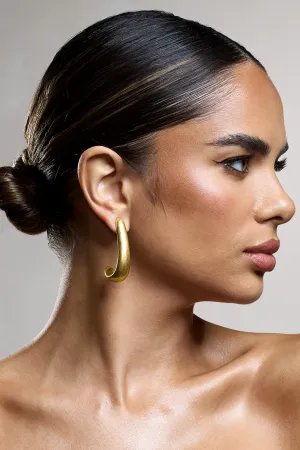 Zariah | Gold Curve Earrings